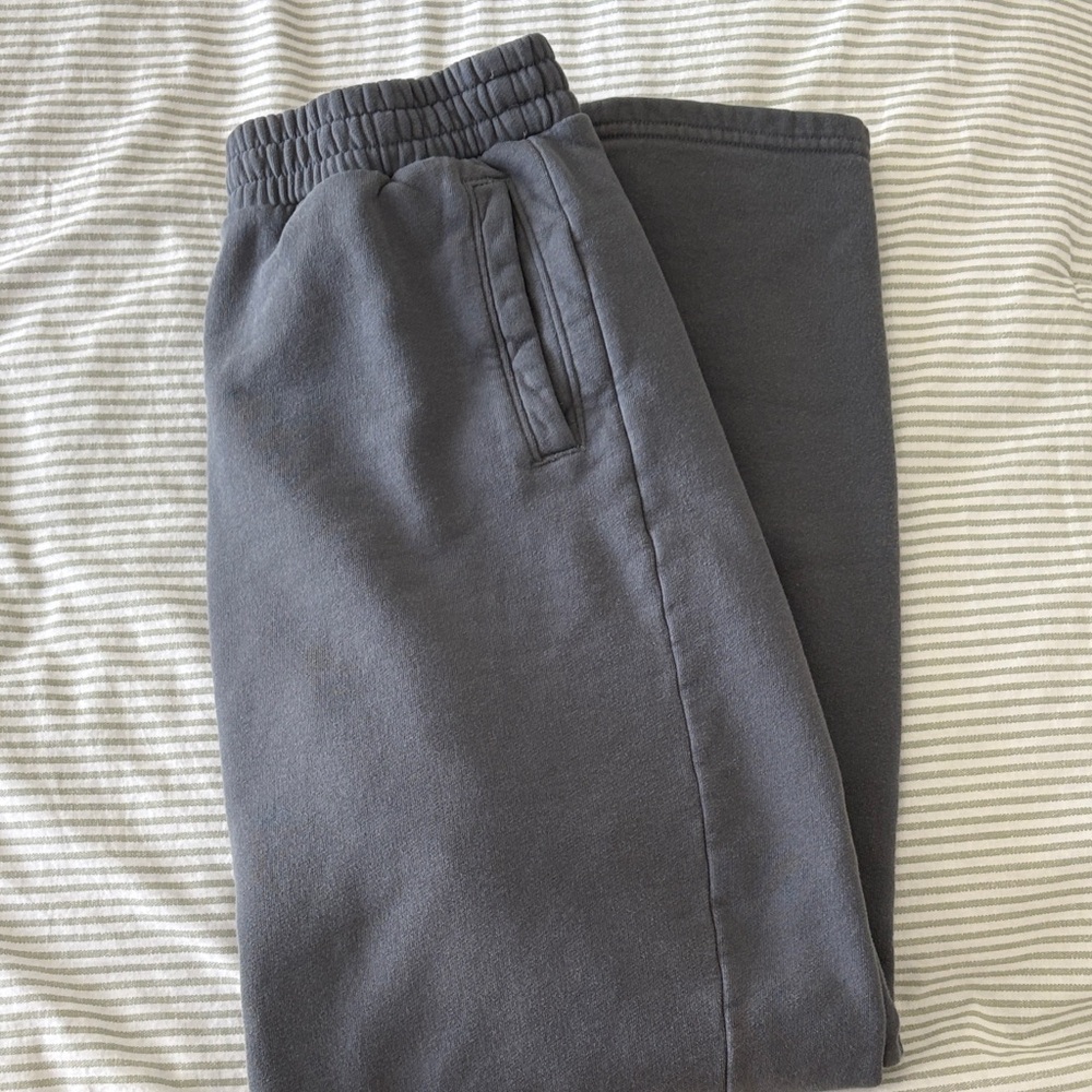Abercrombie & Fitch Charcoal wide leg pants